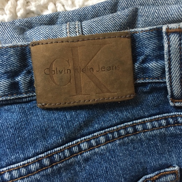 Calvin Klein Bleached Blue Jeans - Picture 3 of 6